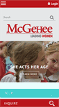 Mobile Screenshot of mcgeheeschool.com